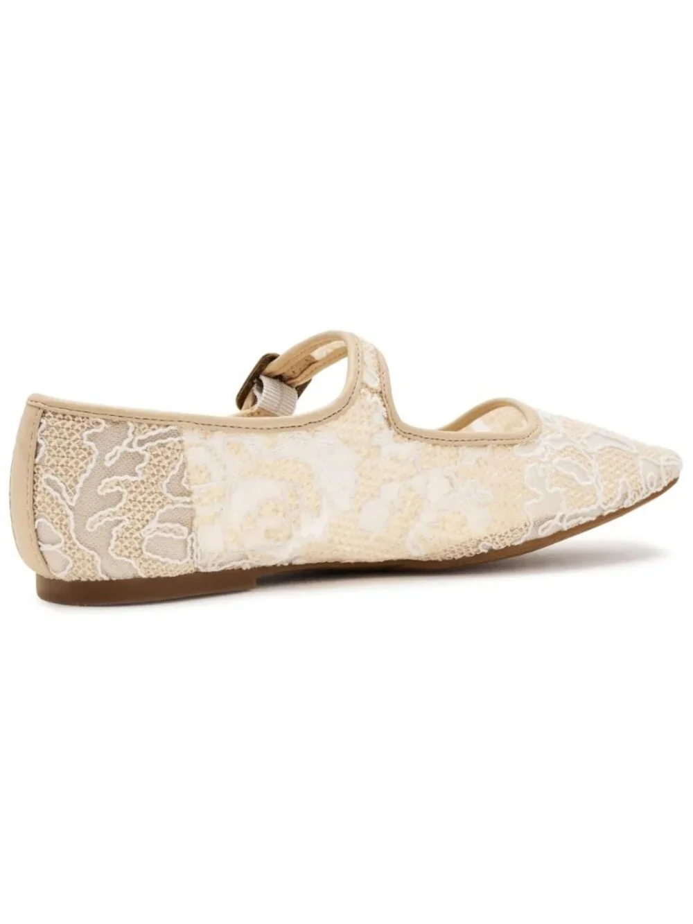 LUCKY BRAND Tannyr Burnout Lace Mary Jane Ballet Flats - Picture 4 of 10